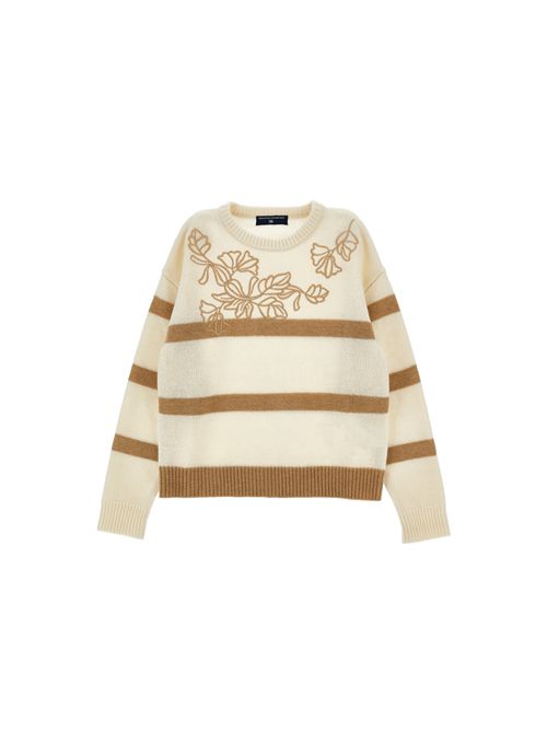 Maglia, bambina, logata. ERMANNO SCERVINO | Z9H605 87160103